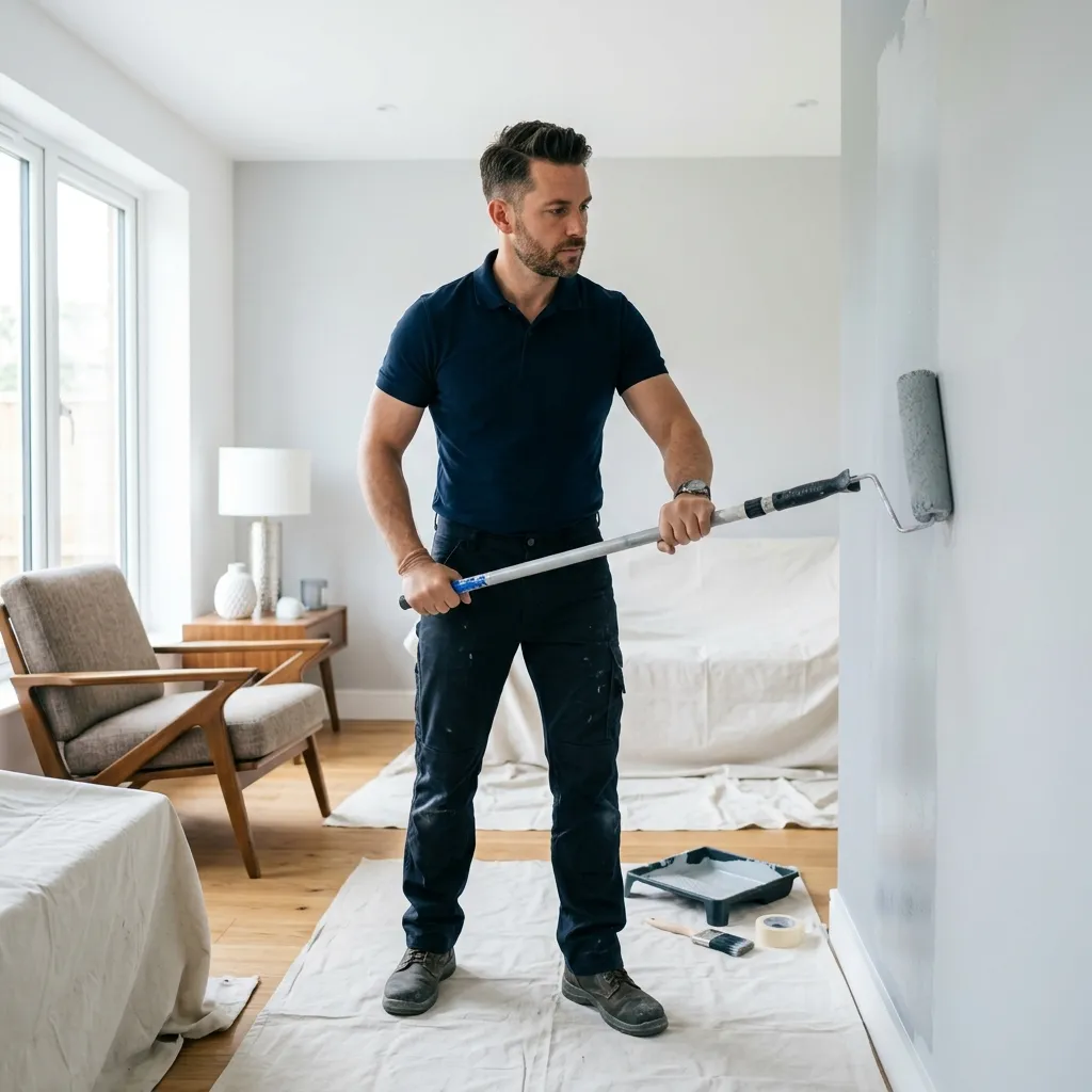 Servicio de pintura interior en vivienda de Madrid